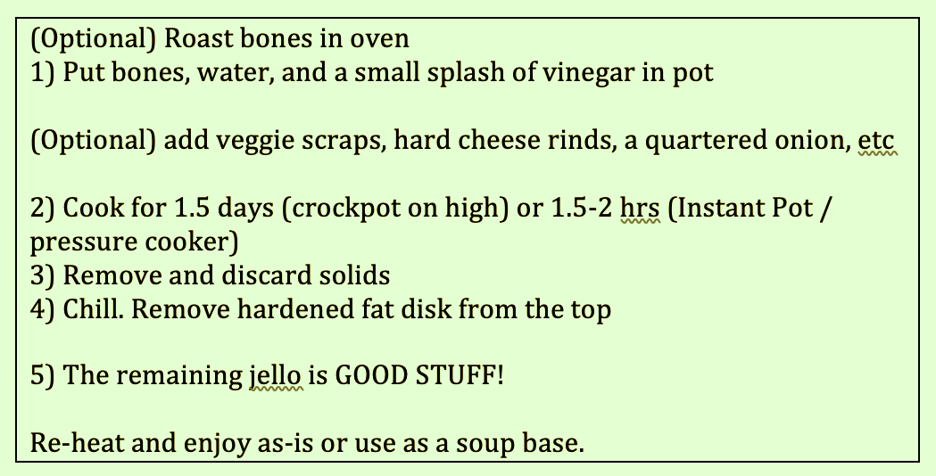 Bone Broth Kale Soup (aka LARP soup) Rose City AcupunctureRose City